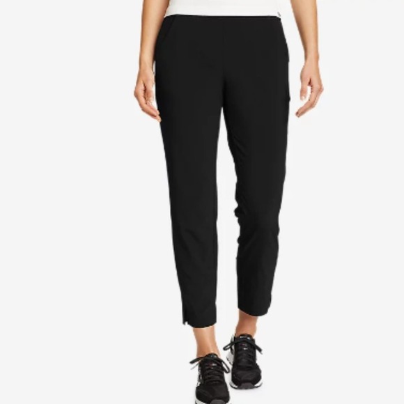 Eddie Bauer Pants - Eddie Bauer Women's Departure Ankle Pants, Black, XL